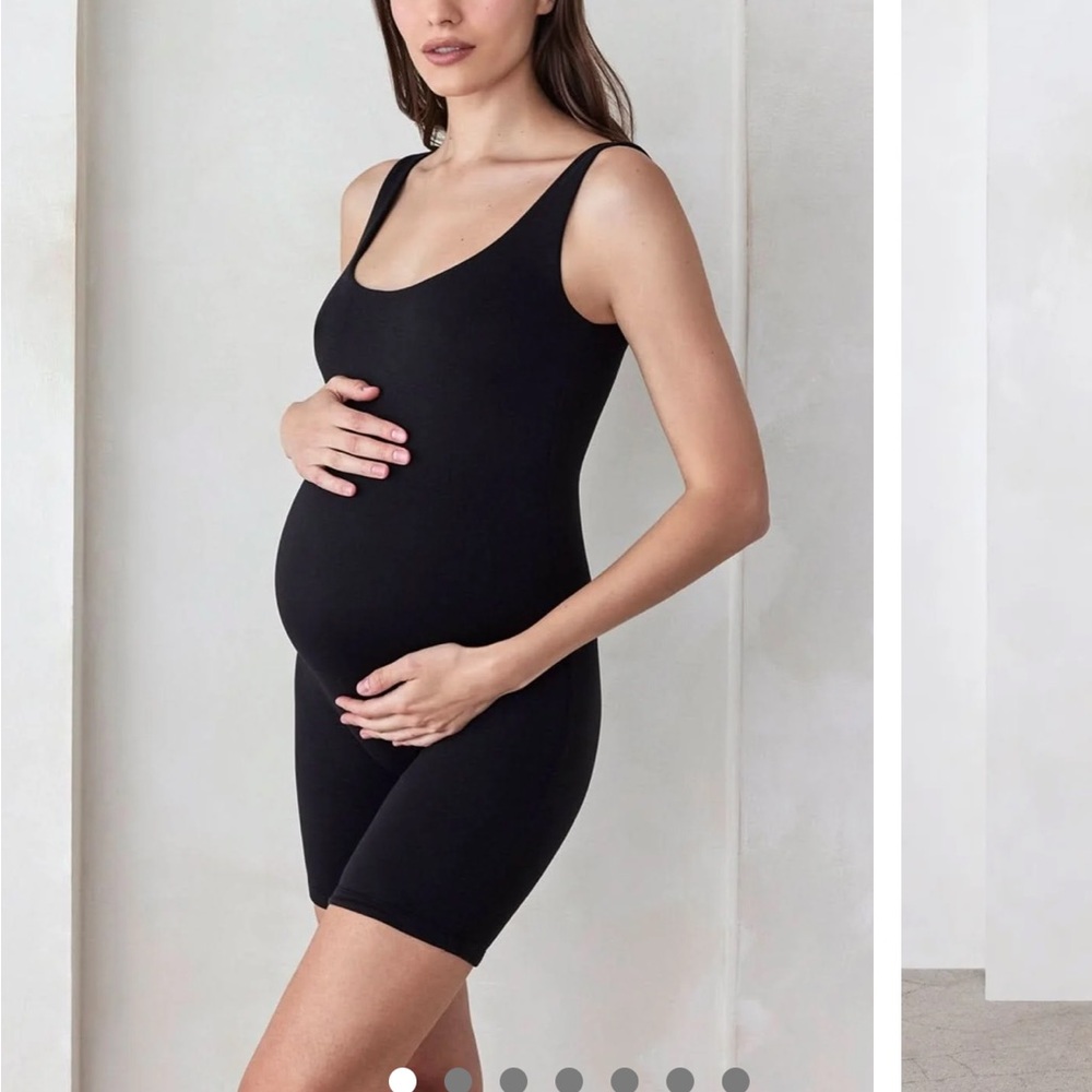 BUMPSUIT Maternity Black Bodysuit/Romper